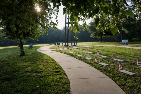 Keithbille Veterans Cemetery Path